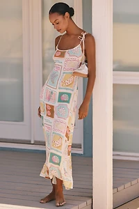 LSPACE Summer Somewhere Linen Slip Maxi Dress