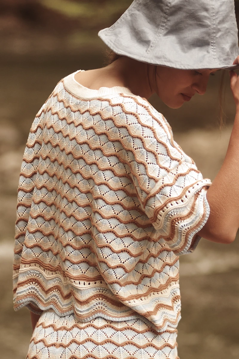 LSPACE Sun Chaser Crochet Crop Top