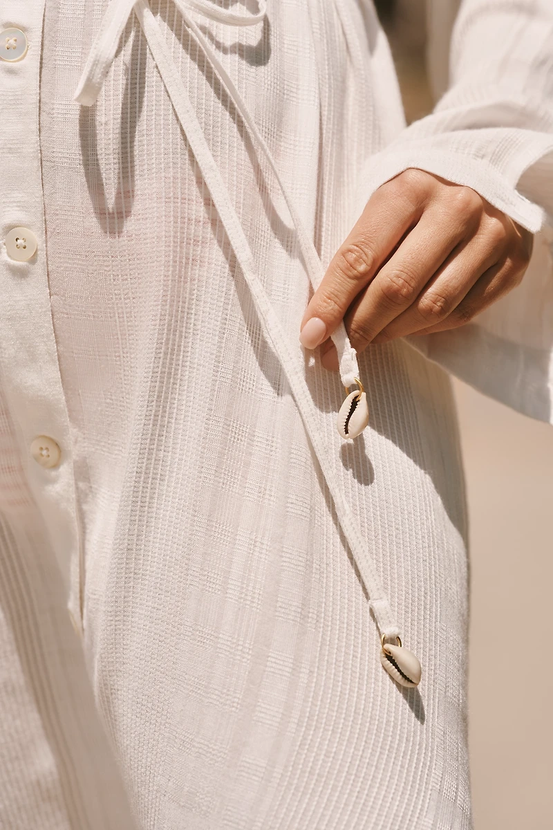 LSPACE Yoli Midi Shirt Dress