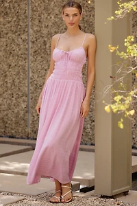 LSPACE Tala Sleeveless Open-Back Maxi Dress