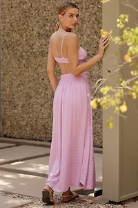 LSPACE Tala Sleeveless Open-Back Maxi Dress