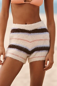 LSPACE Montauk High-Rise Sweater Shorts