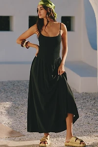 LSPACE Misha Smocked Midi Dress