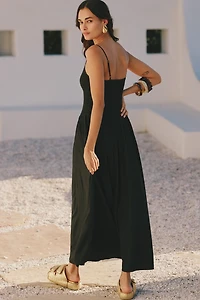 LSPACE Misha Smocked Midi Dress