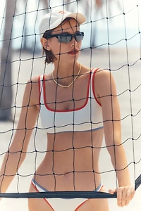 LSPACE Prince Scoop-Neck Bikini Top