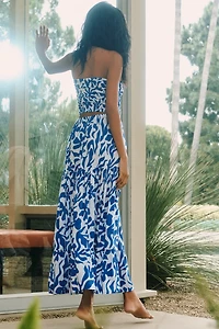 Tiare Hawaii Boracay Strapless Maxi Dress