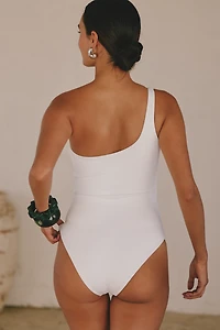 NAU Bikinis Flower One-Shoulder One-Piece Swimsuit