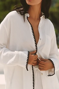 LSPACE x Rails Idania Embroidered Buttondown Shirt