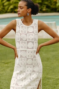 LSPACE x Rails Calla Sleeveless Crochet Midi Dress