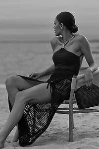 Beach Riot Deborah Sheer Midi Skirt