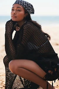 Beach Riot Deborah Sheer Midi Skirt
