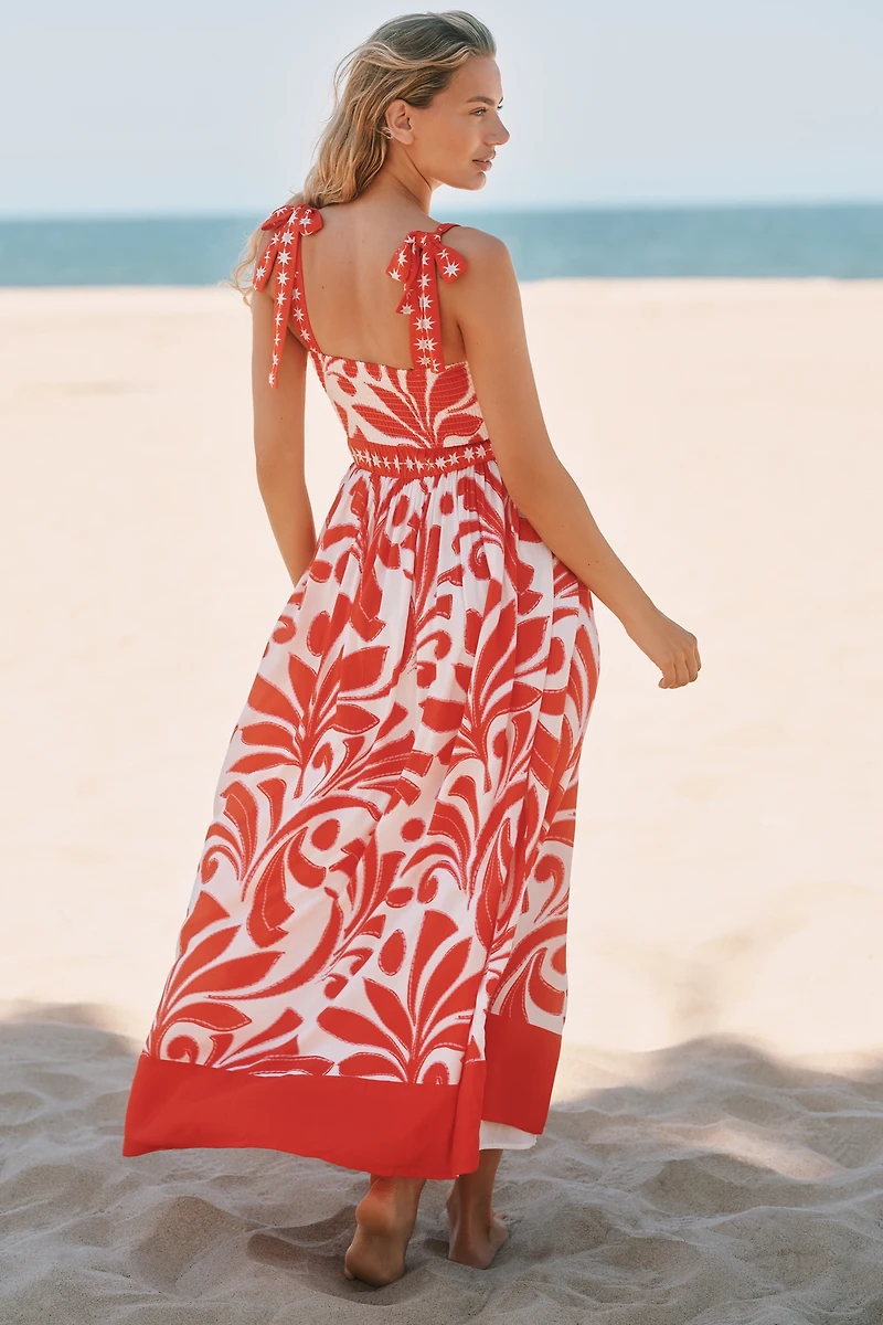 Beach Riot Cari Tie-Strap Maxi Dress