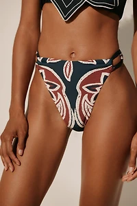 Celandine High-Leg Bikini Bottoms