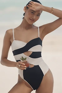 Celandine Leona Colorblock One-Piece Swimsuit