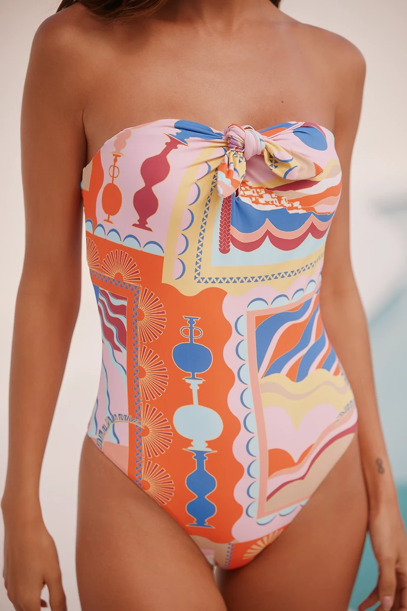 Celandine Jianna Tie-Back One-Piece Swimsuit