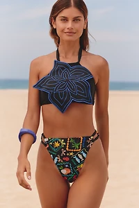 Celandine Daphne Floral Bikini Top