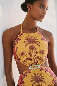 Celandine Mia Open-Back One-Piece Swimsuit