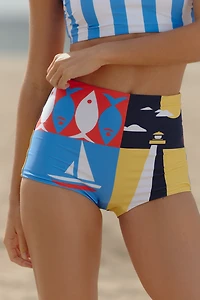 Celandine Hazel Boyshort Bikini Bottoms