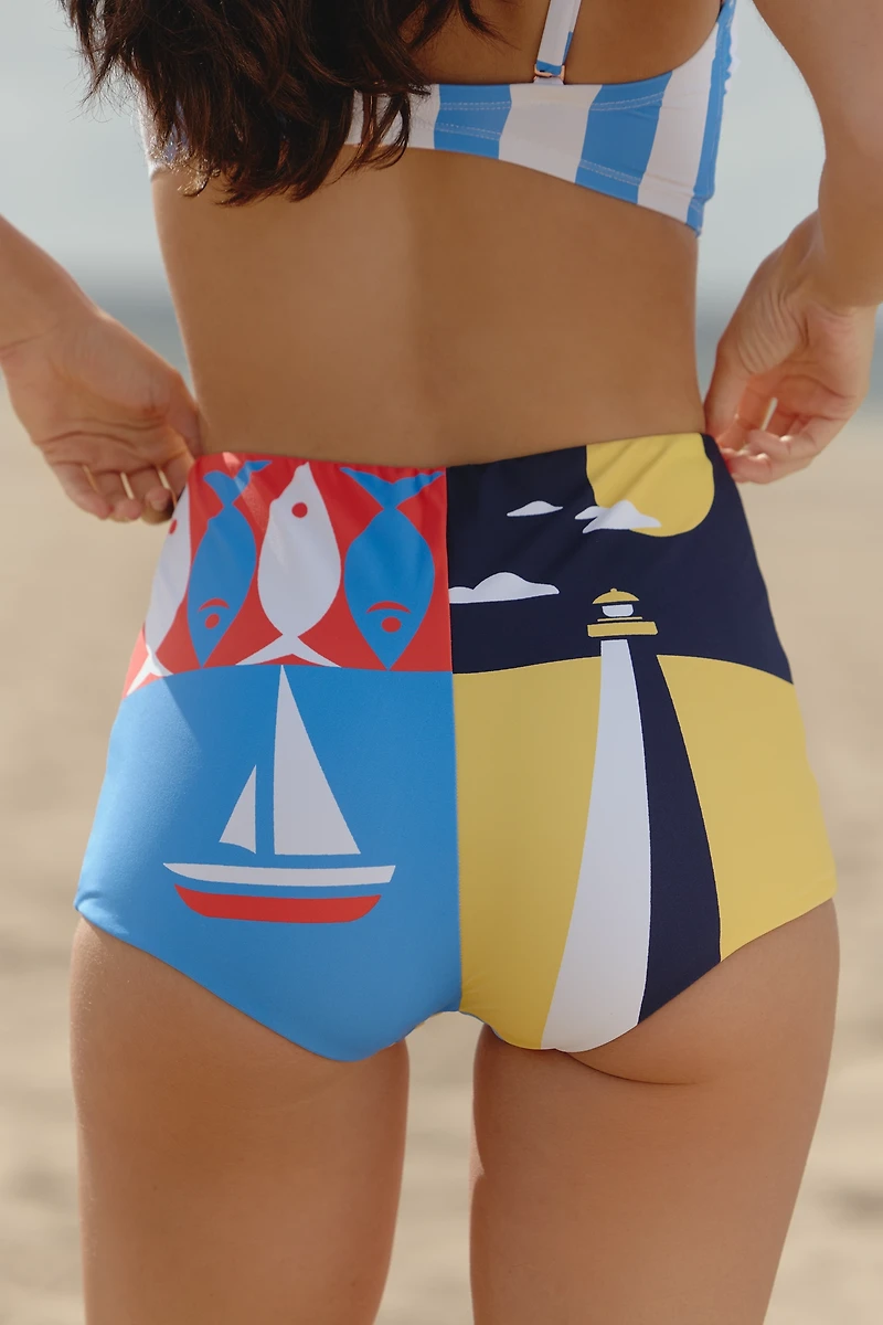 Celandine Hazel Boyshort Bikini Bottoms