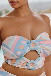 Celandine Lily Longline Bikini Top