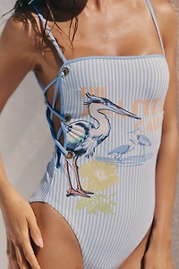 Celandine Tandy Tie-Strap One-Piece Swimsuit
