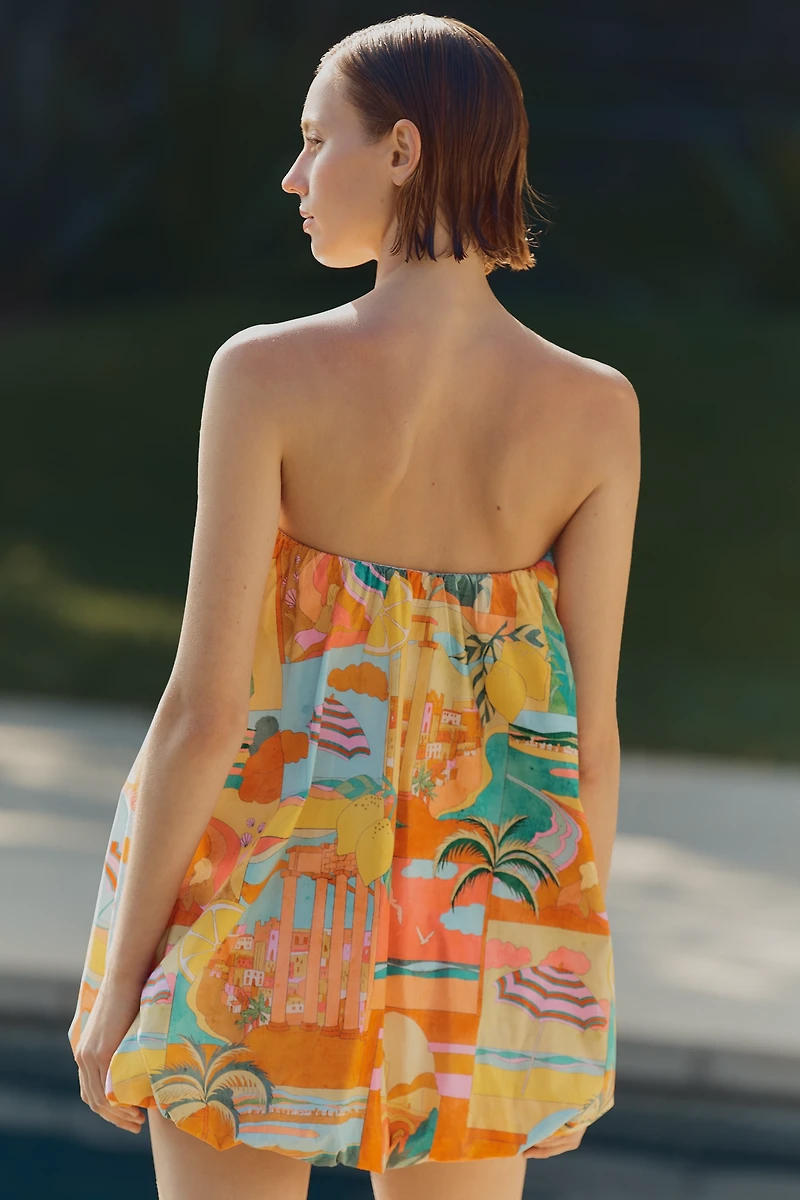 Show Me Your Mumu Beverly Bubble-Hem Dress