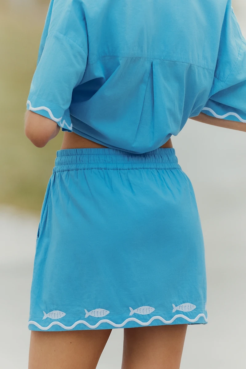 Show Me Your Mumu Bay Street Mini Skirt