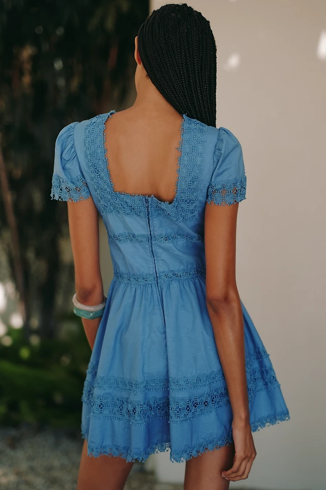 midi knitwear dress Dakota Long Sleeve Powder Blue Midi Sweater Dress L main image 0