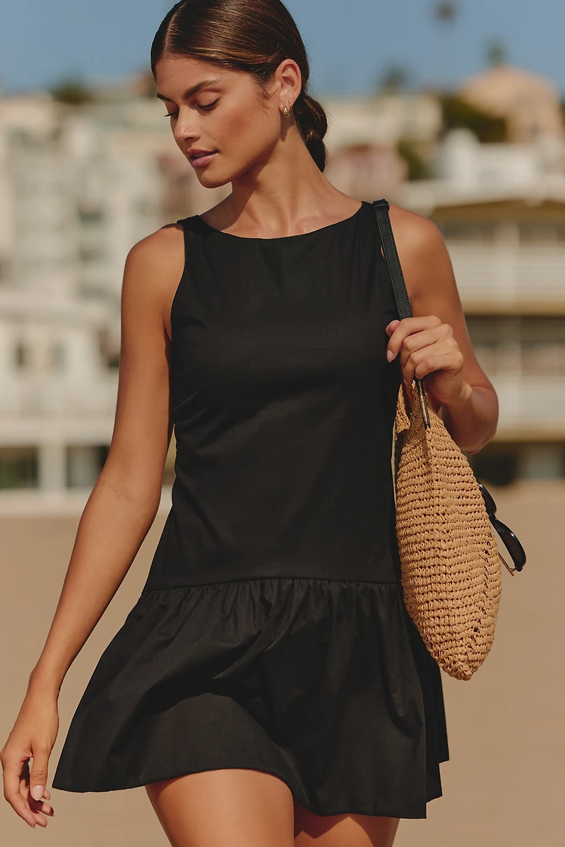 Peixoto Addison Sleeveless Drop-Waist Mini Dress