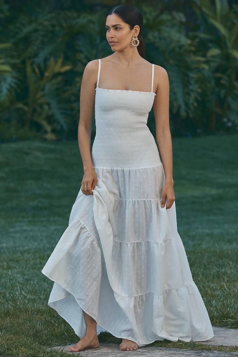 Peixoto Clementine Tiered Maxi Dress