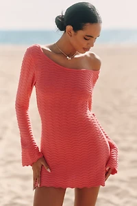 Peixoto Lucia Long-Sleeve Knit Mini Dress