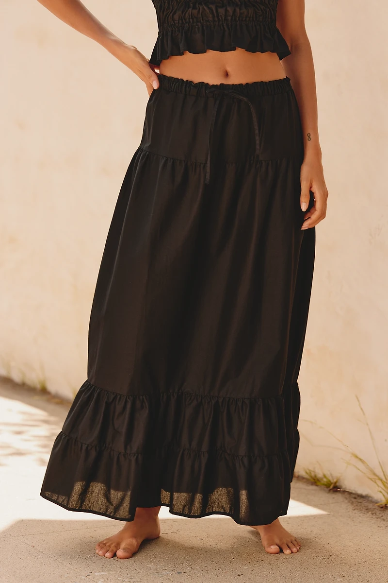 Peixoto Riley Tiered Maxi Skirt