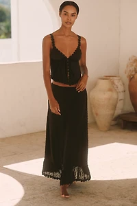 Peixoto Sienna Tie-Front Tank Top