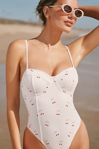 LoveShackFancy Mina One-Piece Swimsuit