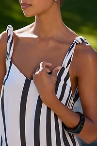Seafolly Coastline Tie-Back Maxi Dress