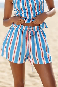 Solid & Striped Charlie Linen Blend Shorts