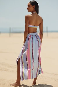 Lemlem Tola Belted Midi Skirt