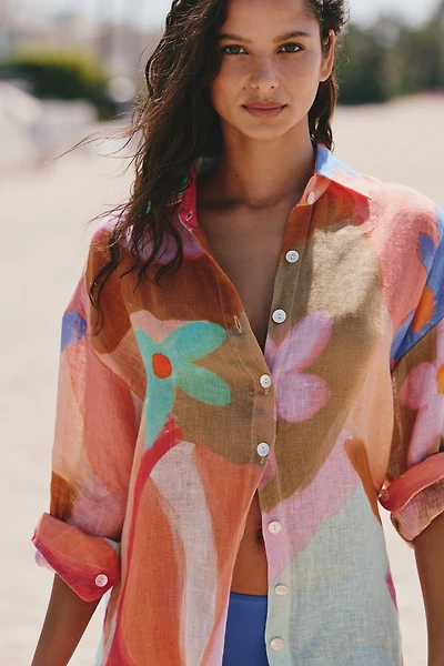 Vitamin A Playa Boyfriend Buttondown Shirt