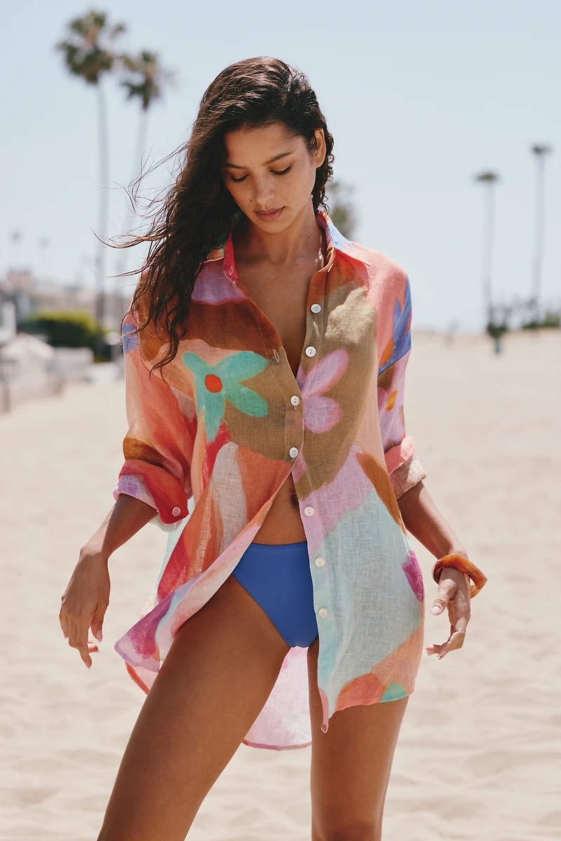 Vitamin A Playa Boyfriend Buttondown Shirt
