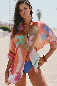Vitamin A Playa Boyfriend Buttondown Shirt