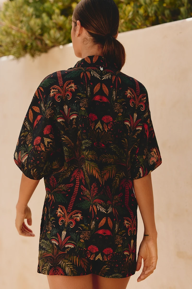 Malai Jade Oasis Twyla Buttondown Shirt