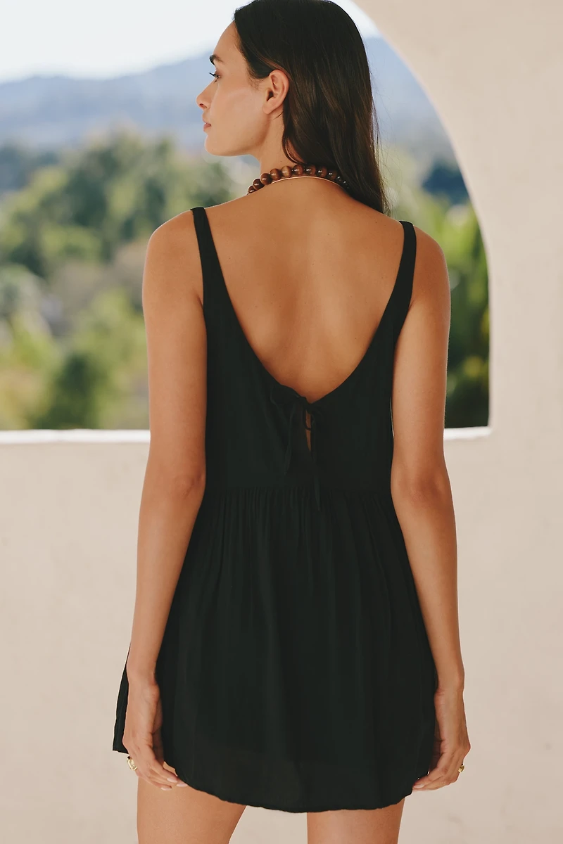 Malai Reversible Tie Mini Dress