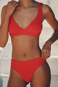Varley Stasia Plunge Bikini Top