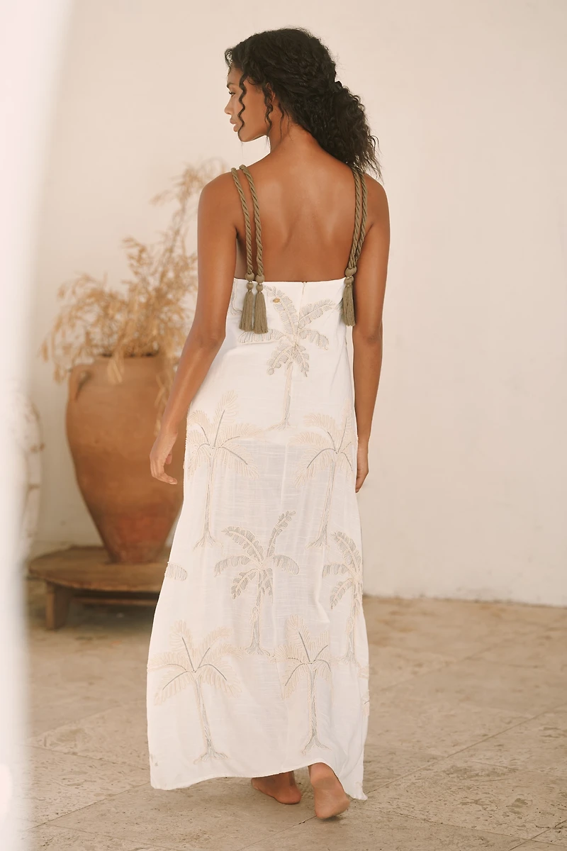 Palmacea Gala Sleeveless V-Neck Maxi Dress