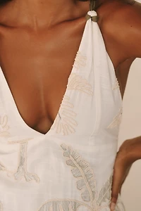 Palmacea Gala Sleeveless V-Neck Maxi Dress