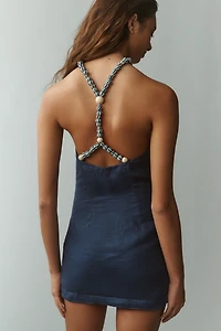 AZULU Drea Linen Mini Dress