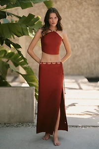 AZULU Giana Halter-Neck Top