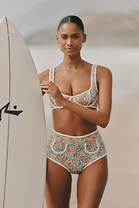 Montce Polly High-Waisted Bikini Bottoms