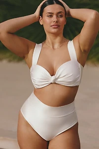Montce Plus High-Rise Bikini Bottoms