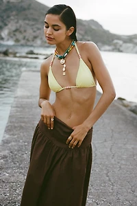 Dippin' Daisy's Bali Beaded Triangle Bikini Top